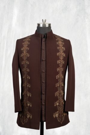 Brown  handwork indo suit